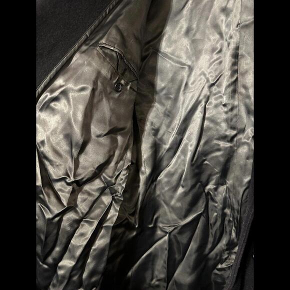 FER7  Wool Cashmere Mens Peacoat Sz 52 Blue - Picture 8 of 13